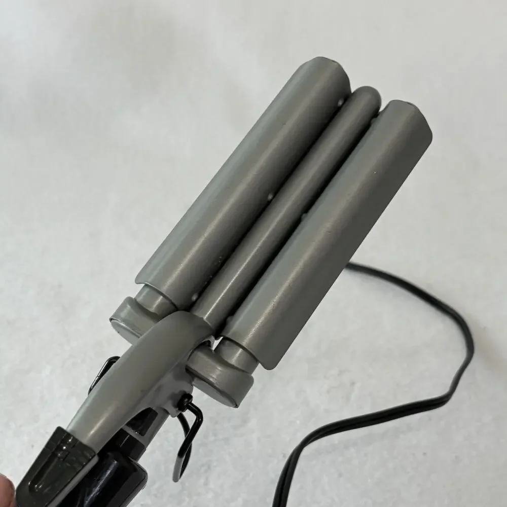 Revlon Helen of Troy 3 Barrel Curling Iron Hair Deep Waver Crimper Wave Tool